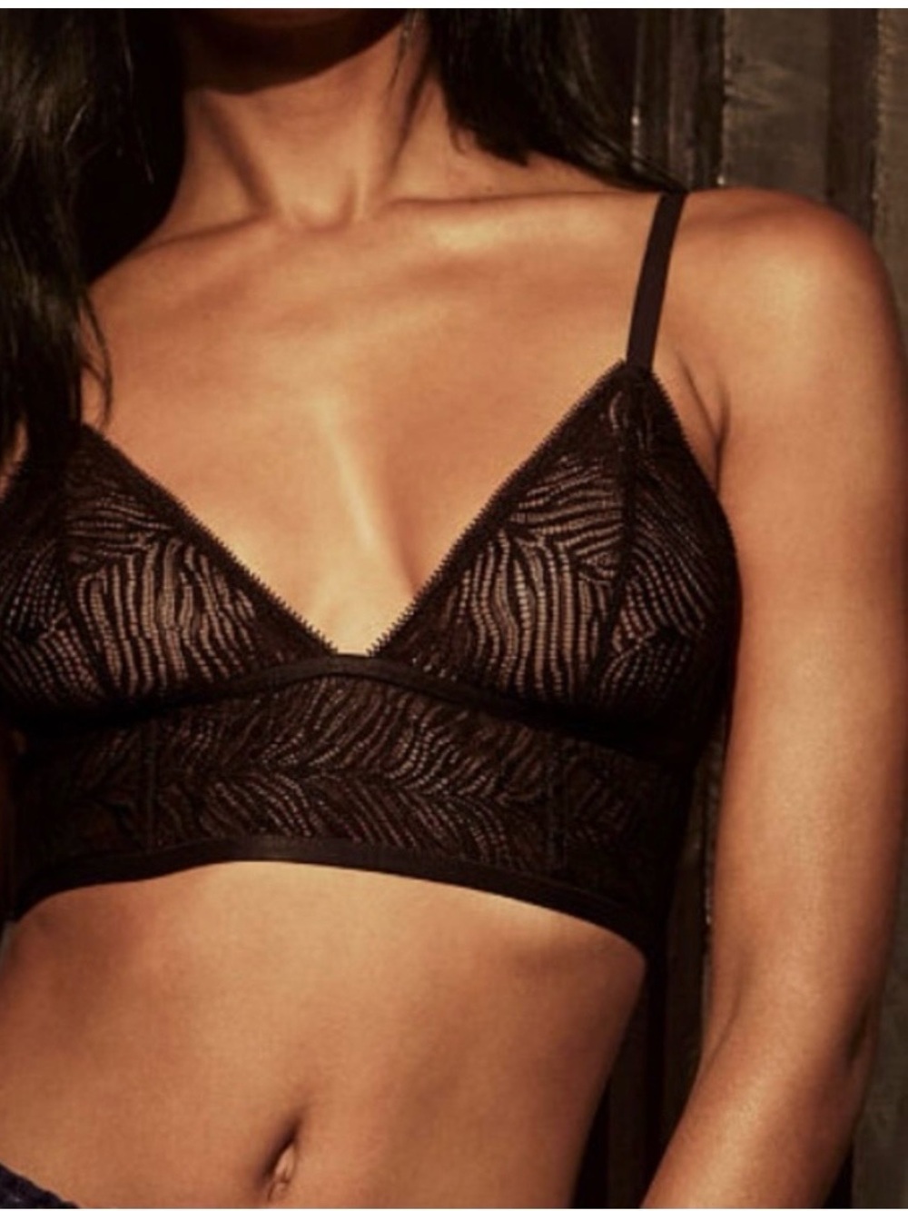 VS Black Lace Bralette